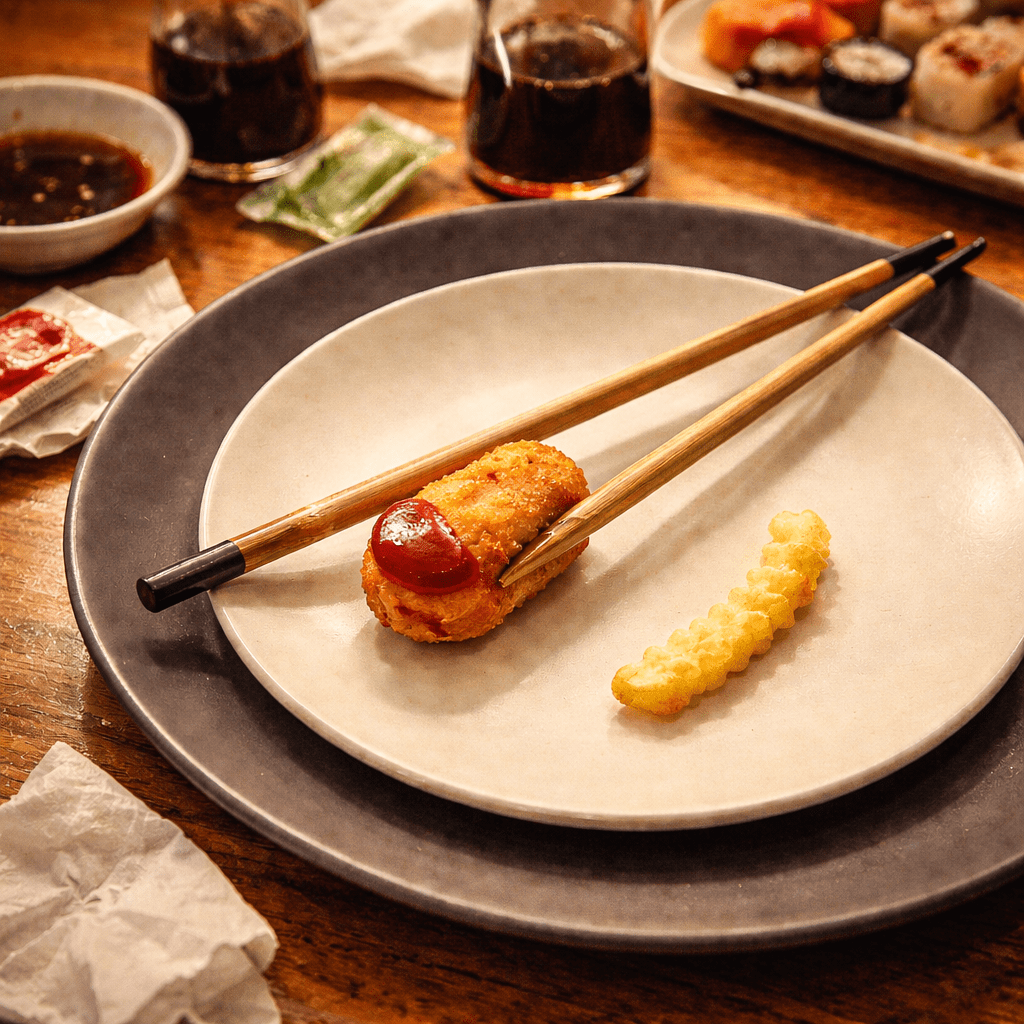 Chicken Nuggets and Chopsticks