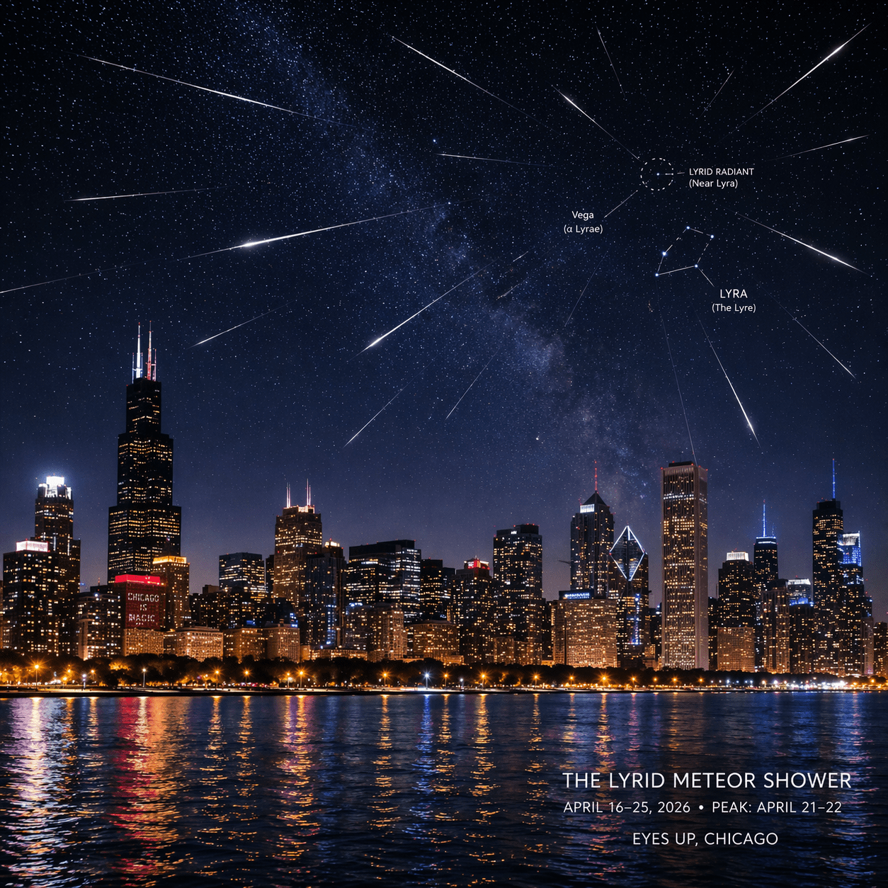 It’s Showtime for the Lyrids: Eyes Up, Chicago